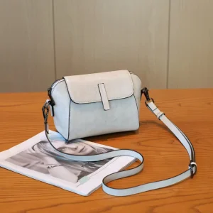 New Design High Quality Vintage PU Leather Crossbody Bag for Women Small Fashion Waterproof Shoulder Purse Summer Winter
