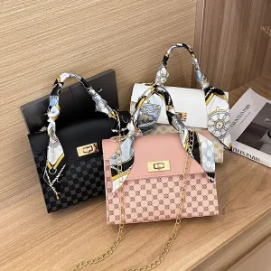 New Design High end Fashion Trends Ladies Hand Bags Woven PU Leather Handbags for Women