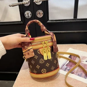New Design Luxury High Quality PU Leather Fashion Clutch Printed Large Capacity Waterproof Diagonal Shoulder Bag For Women