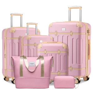 New Design Popular Expandable Water Resistant Large Capacity Outdoor Travel Bags Luggage Set Make up Travel Essentials