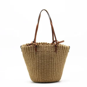 New Design Raffia Basket Lady Bag Environment Friendly Woven Bag for Women