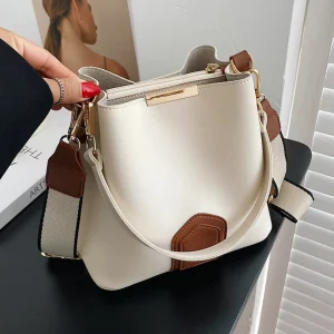 New Design Tote Bag Plain PU Leather Handbags Briefcase Satchel Laptop Sac a Main Femme Leather Crossbody Bags
