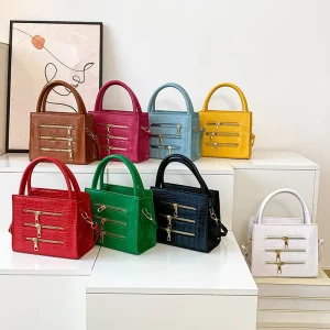 New Designers Women’s Handbag Luxury Crossbody Bag for Women With Zipper and Ribbon