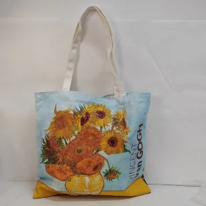 New Designs Full Color Printing Cotton Tote Bags in Customized Promotional Gift Cotton Bags Shopping Bag