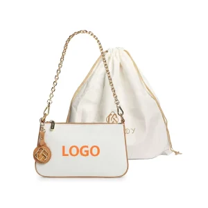 New Fashion Chain Pu Leather Ladies Underarm Shoulder Bag for Girls Custom Sample Available