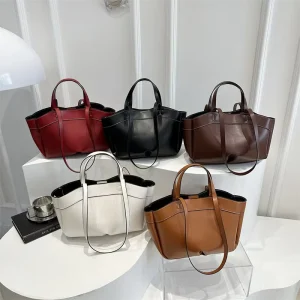 New Fashion Large Capacity Women’s Tote Handbag Cross-Border Open Closure Polyester for Mothers-In-Law