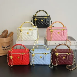 New Fashion Minimalist Bohemian Vintage Small Crossbody Bag for Young Ladies Winter Autumn Decorated Purses Handbags