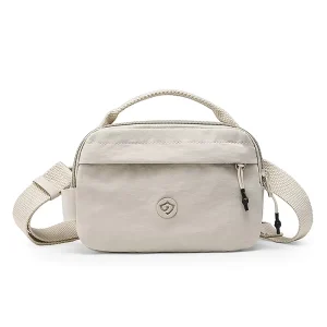 New Fashion Nylon Outdoor Large-Capacity Waterproof Zipper Closure Crossbody Bag for Women