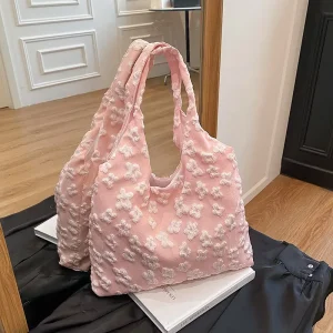 New Fashion Spring Floral Lace Tote Bags Lightweight High Quality Women’s Shoulder Bags Elegant Design Handbags Girls