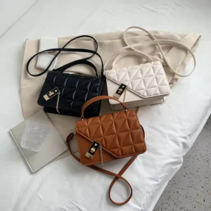 New Fashion Stylish Bags for Women Leather PU Handbags for Women Ladies Bag Leisure Solid Color Shoulder Bag Handbag