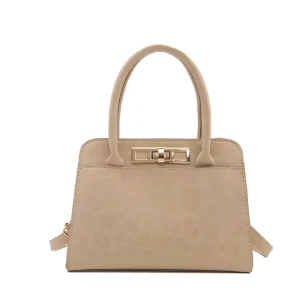 New Fashion Suede Flap Satchel Bag Hasp Closure Waterproof Unisex Tote Shoulder Bag 21x19x16cm