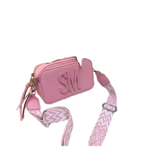 New Fashion Trend Women’s Casual Small Square Messenger Bags Niche Letters Wide Shoulder Belts Popular Versatile Design PU