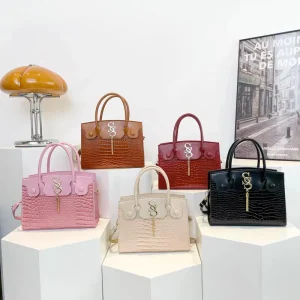 New Fashion Trendy Women’S Small Square Handbags Long Strap Shoulder Bag Stylish Purses for Ladies
