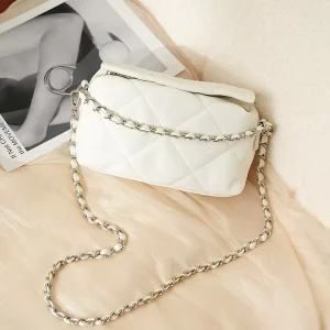 New Fashion Versatile One Shoulder Chain Bag with Stone Pattern Made from PU Material