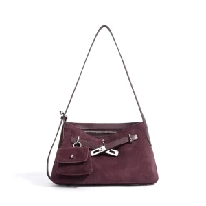 New Genuine Suede Leather Niche Handbag For Women And Women’s Shoulder Bag