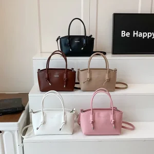 New Korean Fashion Versatile Women’s Handheld Crossbody Bag Commuting Shoulder Bag Large Capacity Bucket Bag