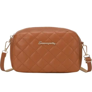 New Ladies Crossbody Messenger Bag Women Shoulder Bags Detachable Handbags Embroidered Small Square Bag