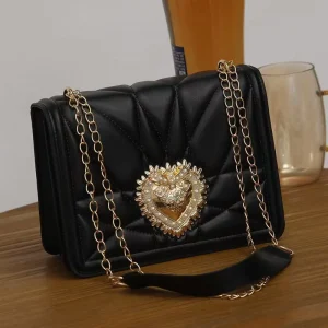 New Lady Fashion Single Strap Crossbody Shoulder Bag with Anti Radiation Feature Thread Pattern PU Material Zipper Closure