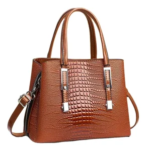 New Large Capacity Fashionable and Versatile Simple and Elegant Temperament Casual Bags Women Handbags Lady