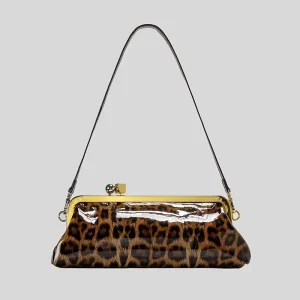 New Latest Guangzhou OEM ODM Logo PU Patent Leather Clutch Bag with Handbag Clutch Bag Shoulder Bag
