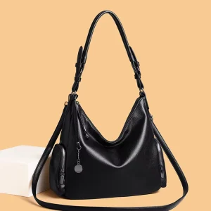 New Luxury Design High Quality Soft Ladies Shoulder Bags Large Capacity Hand Bags Multiple Pockets Women Handbags