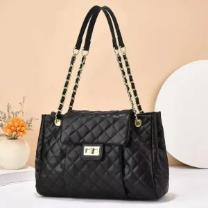 New Luxury Handbags Large Shoulder Bags Designer Solid Color Big Size Chain Crossbody Purses