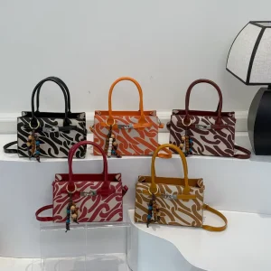 New Luxury Handbags Women’s New Design PU Leather Tote Bag Purse Ladies Zipper Single Shoulder Messenger Bags