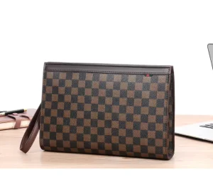 New Model Business Men’s High End Casual Clutch Bag One Piece Large Capacity Handbag Clip Polyester Fashion Dropshipping