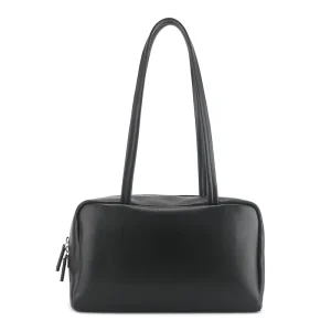New Niche Design One Shoulder Underarm Bag Zipper Closure Lambskin Leather High class Daily Use Boston Bowling Bag