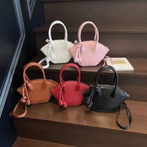 New Patent PU Leather Women’s Handbags Solid Color Quality Messenger Bags for Female