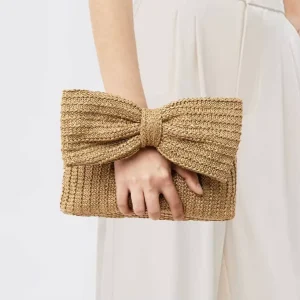 New Popular Eco friendly Summer Straw Bag Ladies Straw Beach Bags