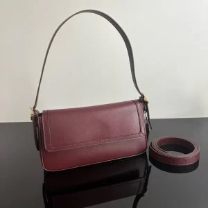 New Premium Leather Flap Shoulder Bag Durable High-end Crossbody Handbag for Women Elegant Daily Commute Underarm Purse