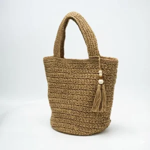 New Products Tote Bag Women Beach Bag Classic Woven Appearance Practical Outdoor Lifestyle Accessory