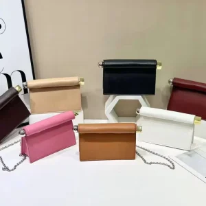New Retro Fashion Luxury Brand Shoulder Bag High end Evening Bag French Rolled Edge Folding Handle Women Shoulder Clutch Bag