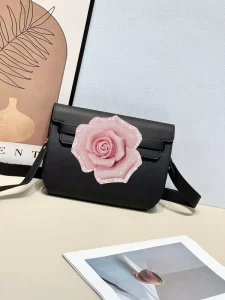 New Retro for Women’s High End Three Strap Microfiber Bag Large Capacity Shoulder Bag Crossbody Bag