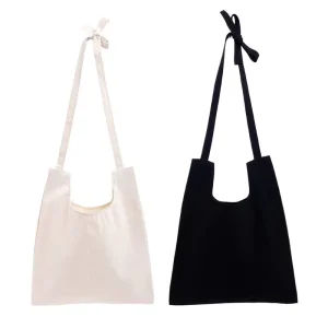 New Style Eco Friendly Organic Cotton Canvas Tote Bags with Custom Logo for Women