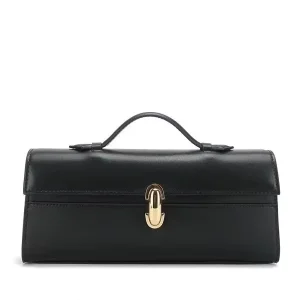 New Style Light Luxury Long Clutch Bag Fashionable Simple Niche Design High Color Value Women’s Portable PU Handbag