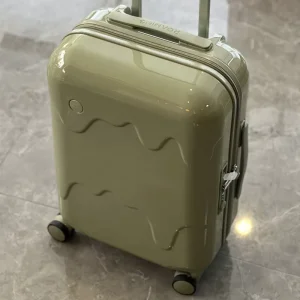 New Style Multifunctional Luggage Case Pc Trolley Bag With Cup Holder Boarding Cases With 4 Spinner Wheels