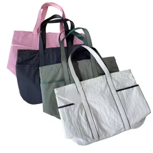 New Style Tote Bag Casual Simple Sports Large Capacity Shoulder Bag Lightweight Trendy Nylon Tote