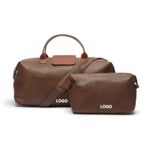 New Style Travel Bag PU Leather Tote Bag High End Luxury Waterproof Lightweight Travel Bag