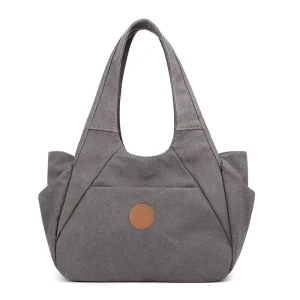 New Stylish Hobo Handbags Canvas Crossbody Bag for Women Multi Compartment Tote Purse Bags