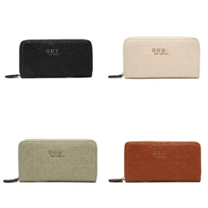 New Stylish Women’s High Capacity Embossed Long Zip Around Clutch Wallet