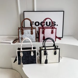 New Summer Large Capacity Tote Bag Simple and Fashionable Shoulder Bag Women’s Handbag