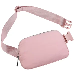 New Trend Fashion Lightweight Fanny Pack Bum Waist Bag Nylon Belt Bag with Zipper Closure for Women and Men