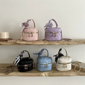 New Trendy Fashion Designer Top Handle Shoulder Bags Ladies Handbags Purses Mini Bags for Girls