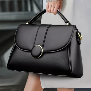 New Trendy Ladies Handbag Large Capacity Soft PU Leather Clutch Purse with Zip Closure Candy Pattern Simple Design for Summer