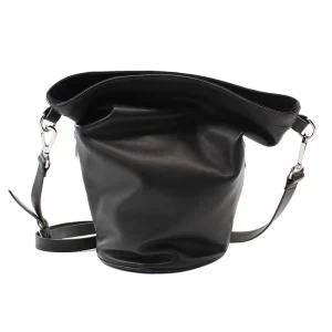 New Trendy Shoulder Hobo Bucket Crossbody Bag Luxury Classical Soft Genuine Leather Fashion for Women
