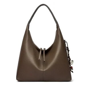 New Winter Casual Handbag For Women Urban Minimalist Style Large Capacity Polyester Lining Zipper Closure Versatile Modern Feel