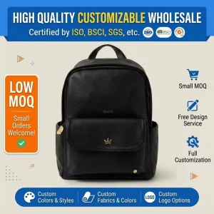 New Women Luxury PU Leather Backpack Travel Backpack Fashion School Bag Shoulder Bag Wide Strap Backpacks