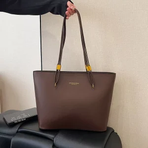 New Women PU Leather Large Capacity Elegant Designer Shoulder Bag Messenger Tote Bags Top Handle Purse Ladies Handbag